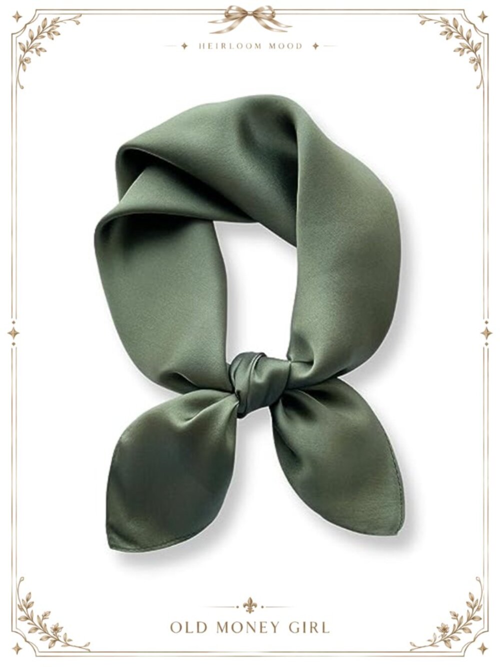 100% Mulberry Silk Scarf Women 27x27 Square Neckerchief Gift
